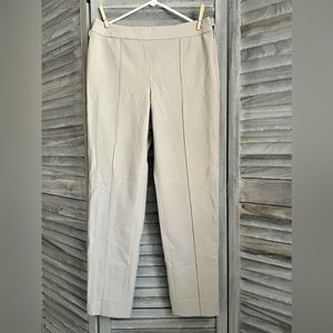 St John Long Length Skinny Emma Pants Size 8 in Quartz Tan